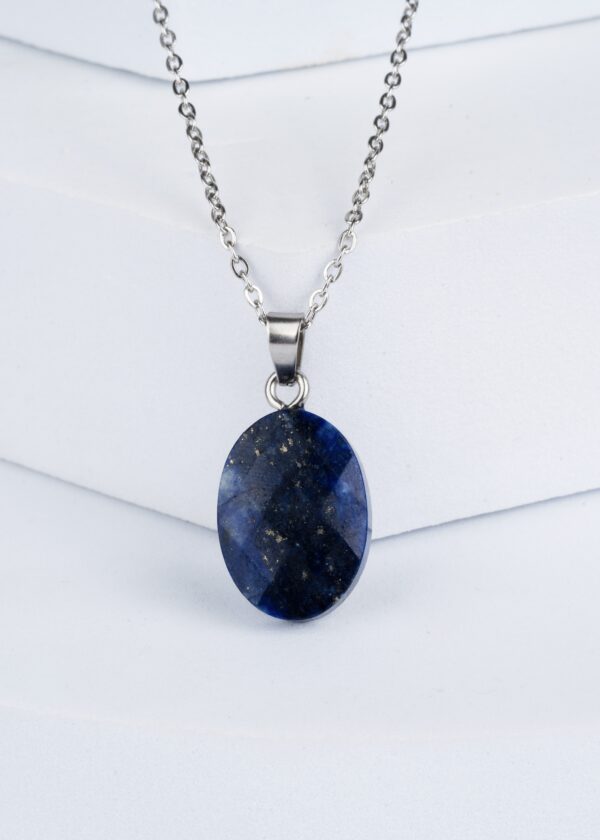 Lapis Lazuli Doğal Taş Kolye